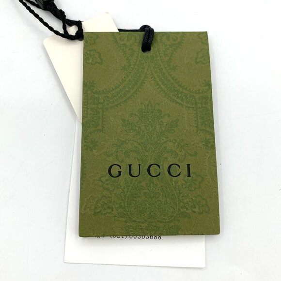 H18724 Gucci color matching strawberry print logo smooth buckle belt 2*72cm new - Picture 6 of 6